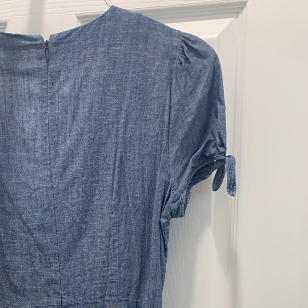 J Crew Chambray Wrap Dress - Picture 5 of 5